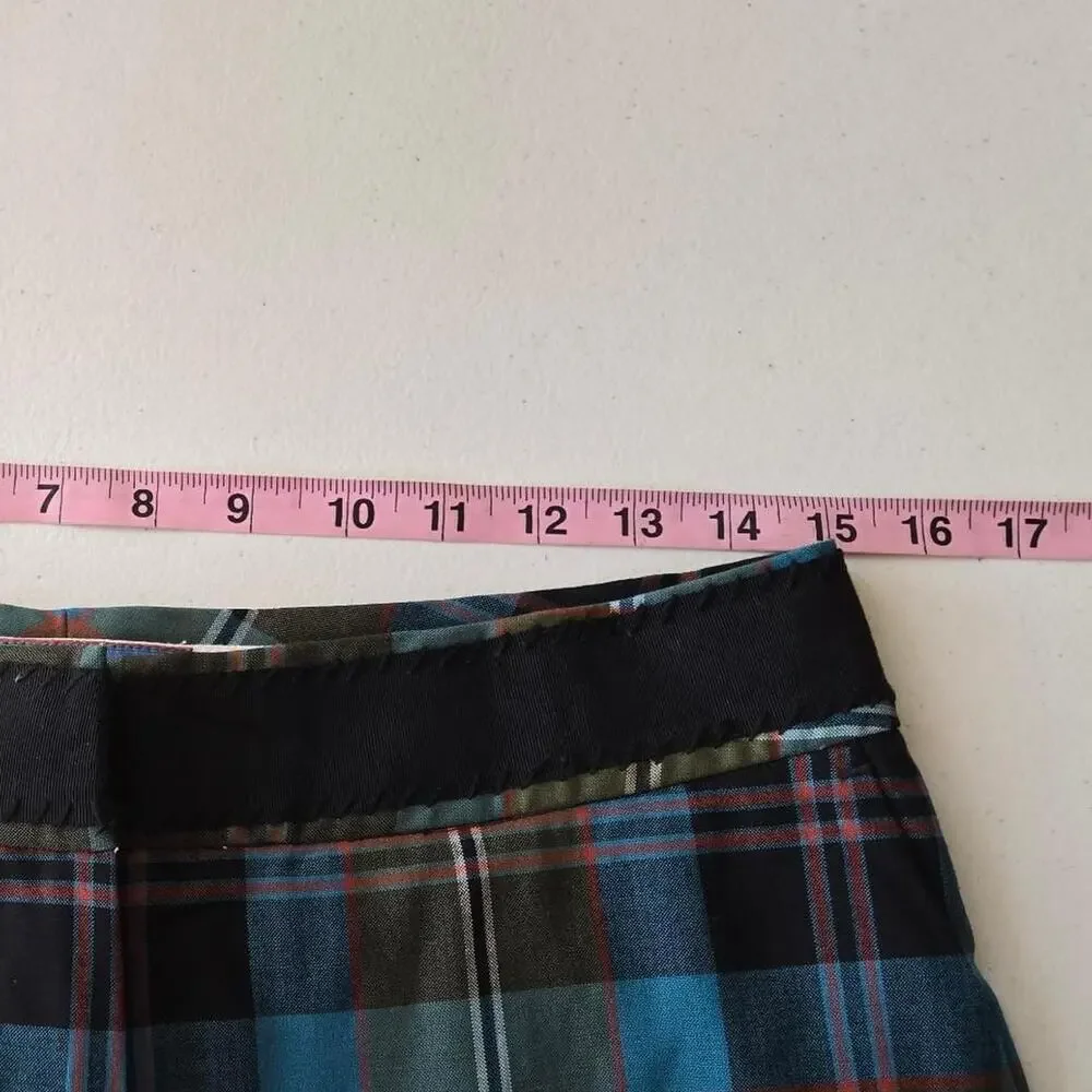 L.A.M.B. gwen stefani Womens plaid cropped pants shorts y2k 2000s 6